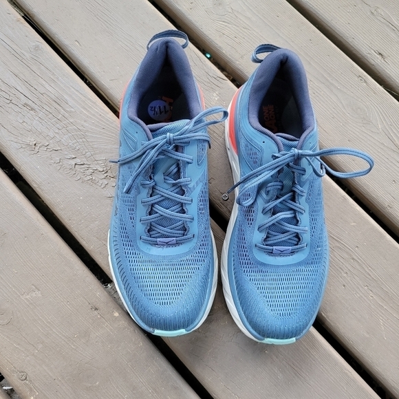 Hoka One One Bondi 7 Real Teal/Outer Space Running Athletic‎ Shoes Sneakers 11.5